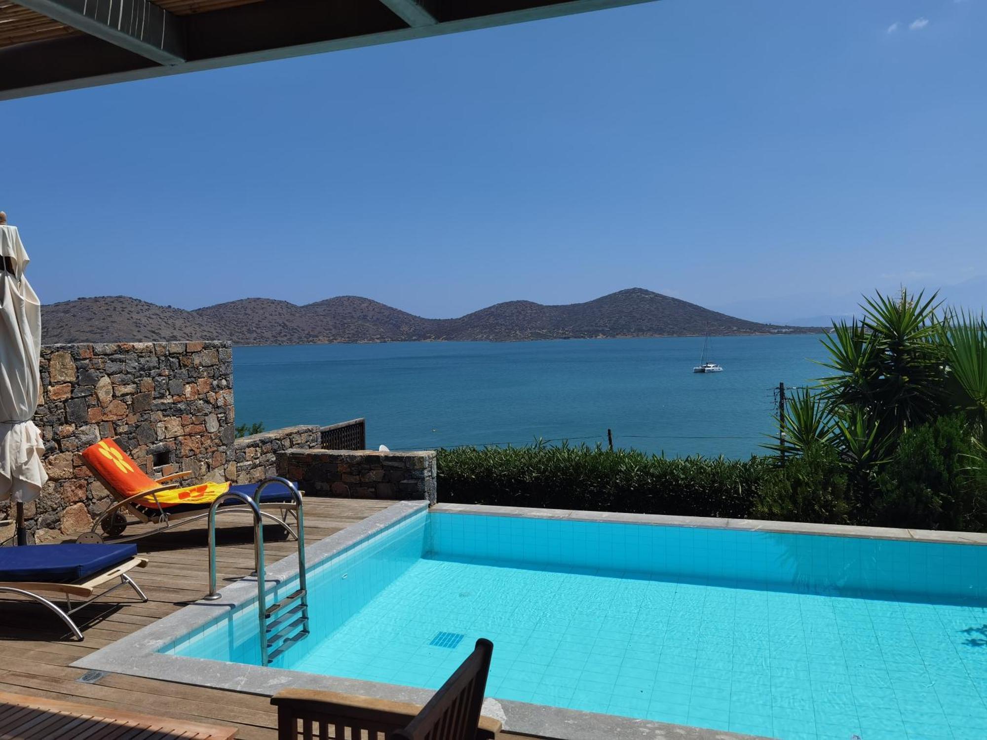 Andromeda Sea View Villa Epano Elounda Zewnętrze zdjęcie